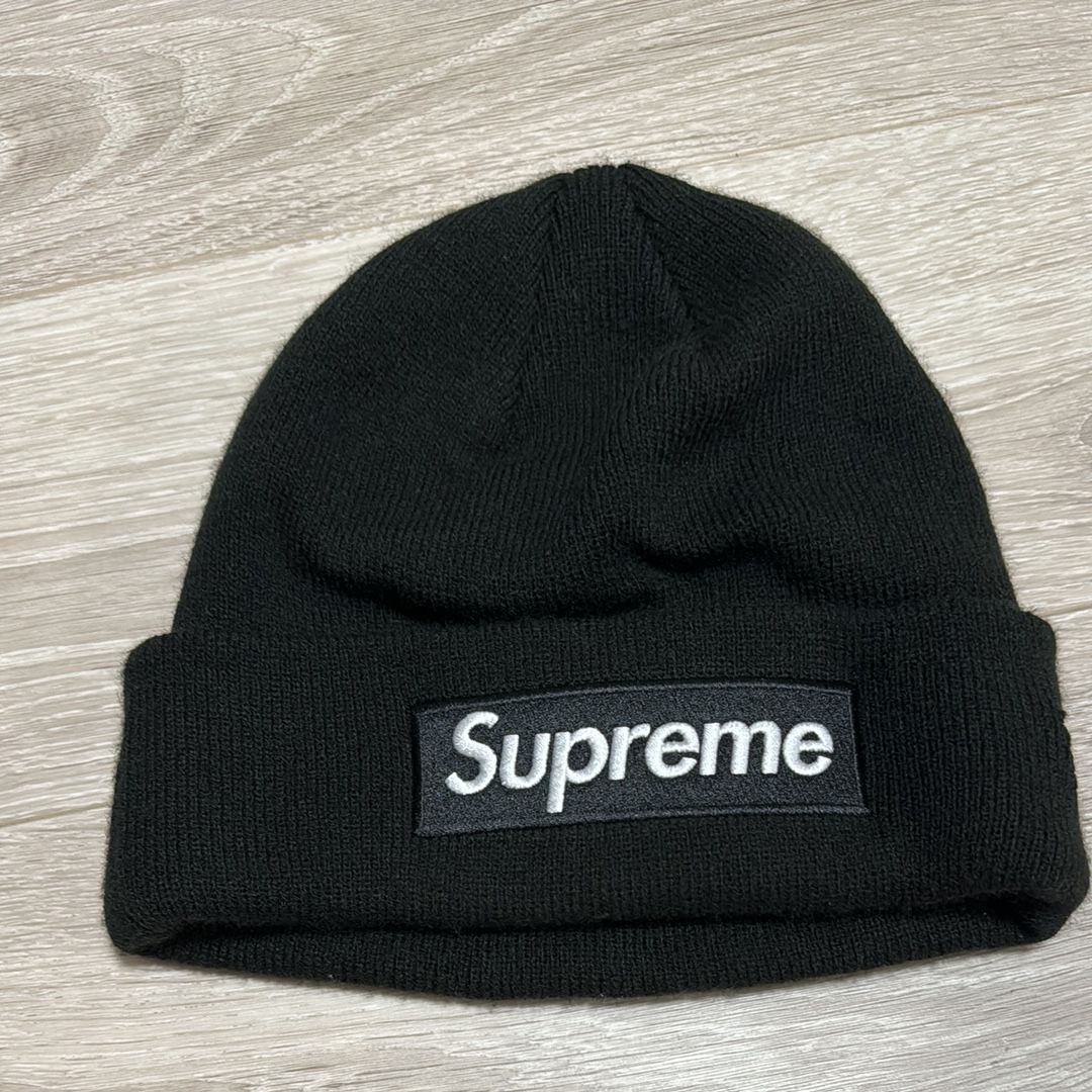 Supreme New Era Box Logo Beanie "Black" (23FW)