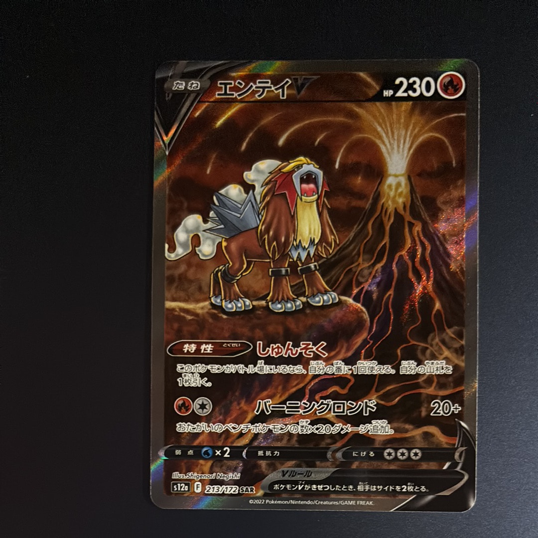 PSA10】エンテイV SAR[s12a 213/172](ハイクラスパック「VSTAR