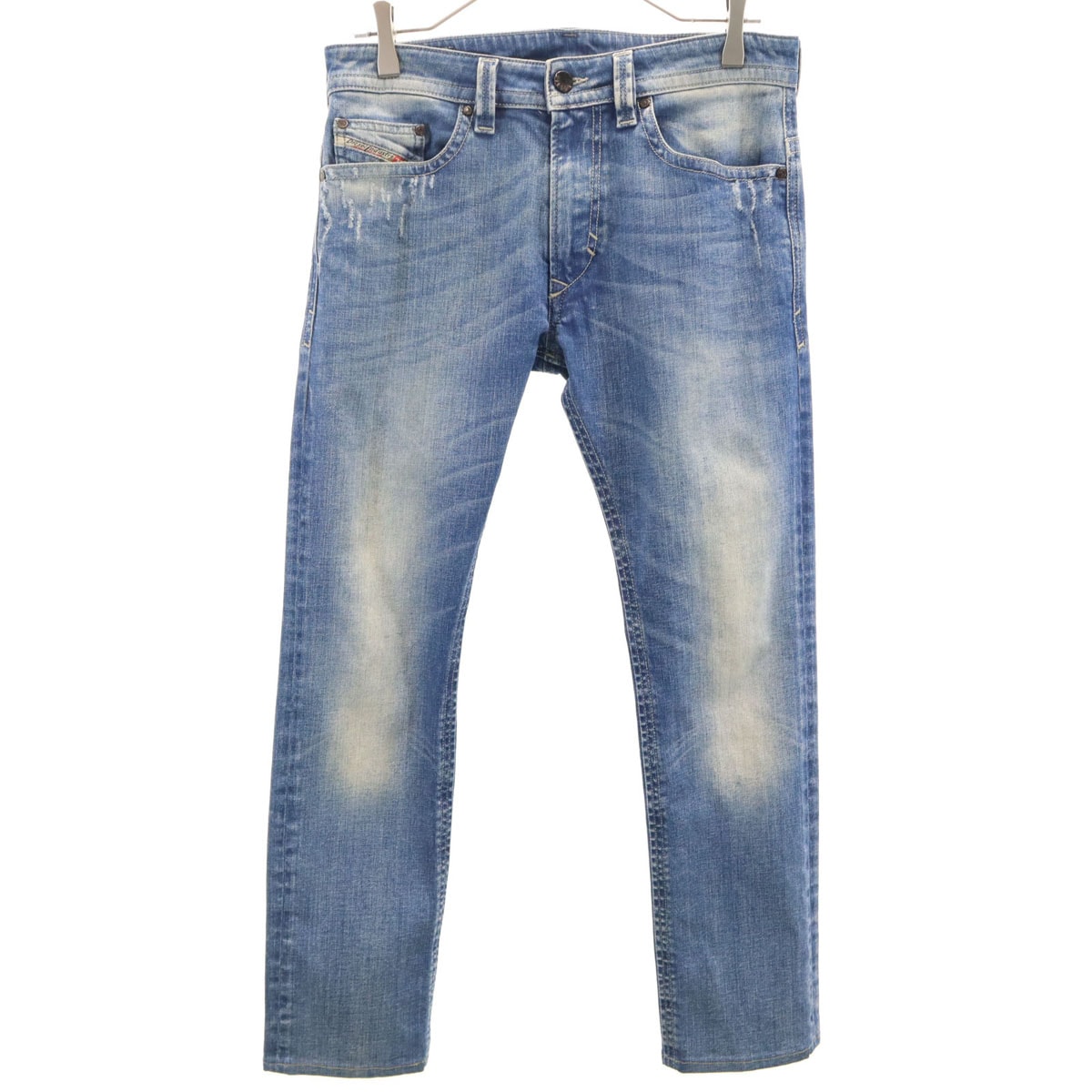 DIESEL ディーゼル THAVAR スリム スキニーデニムパンツ W28 ウォッシュブルー ジーンズ