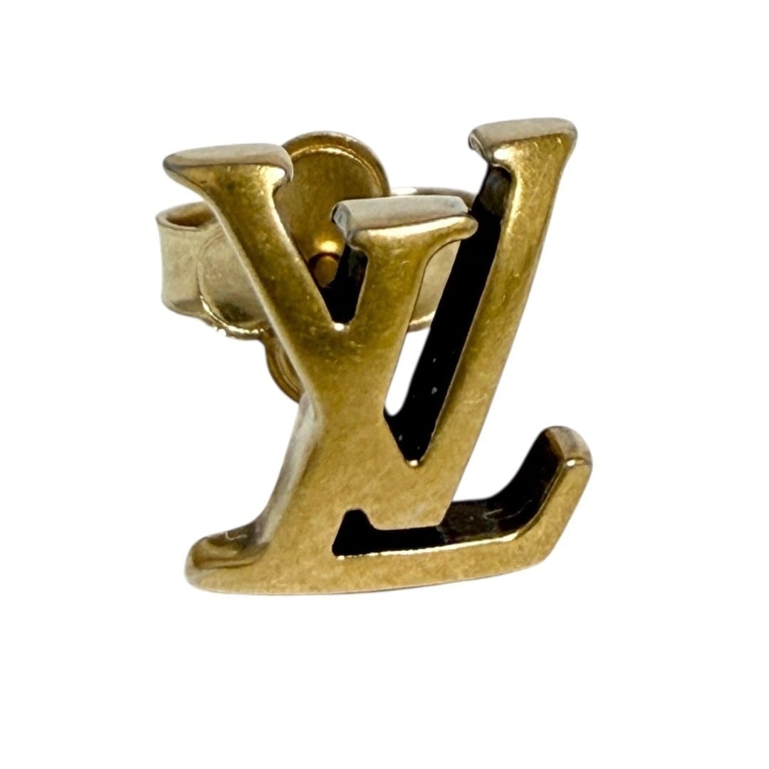 ルイヴィトン メンズ スタッド ピアス LV セーラー 片耳 1個のみ