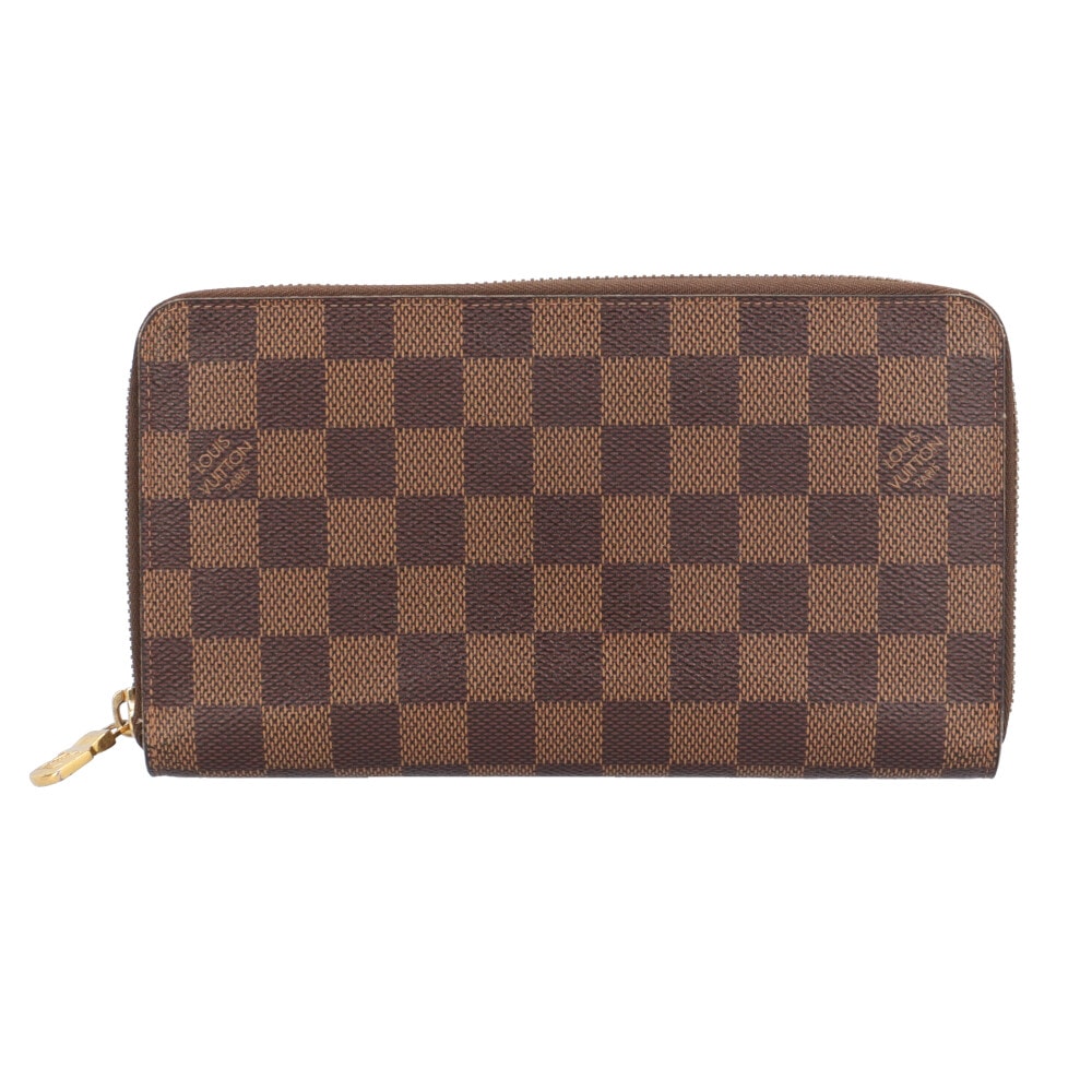 ルイヴィトン ジッピー オーガナイザーNM ダミエ 長財布 ダミエキャンバス N63502 メンズ LOUIS VUITTON  中古