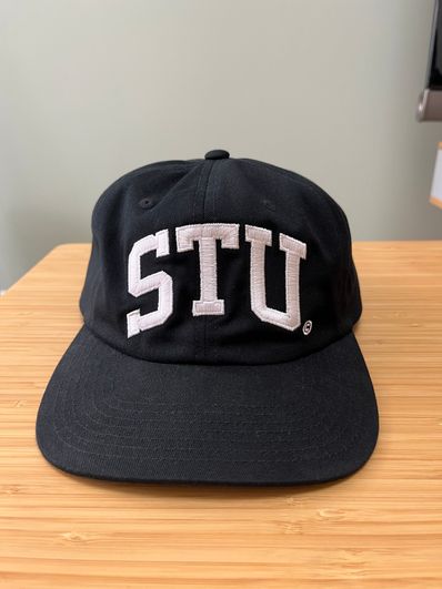 Stussy Mid-Depth Stu Arch Strapback (Cap)"Black"