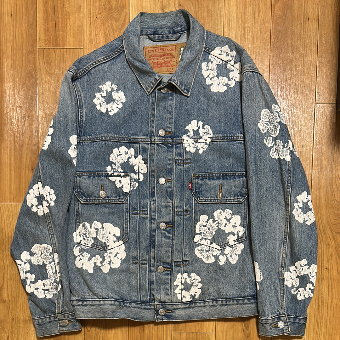 LEVI'S x Denim Tears Type-2 All Over Wreath "Dark Wash"