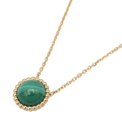 ヴァンクリーフ&アーペル Van Cleef & Arpels ペルレ クルーク マラカイト ネックレス ネックレス ジュエリー K18(イエローゴールド) マラカイト レディース グリーン系 / ゴールド系 VCARP4DM00 【中古】