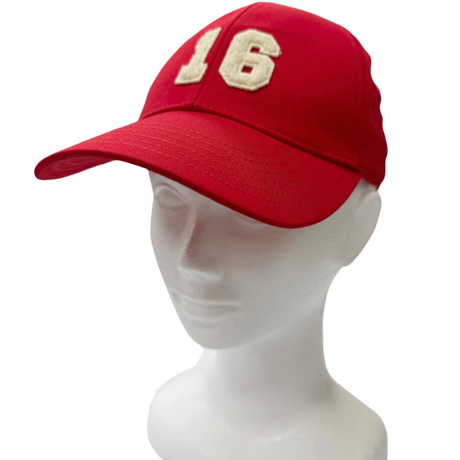 美品 セリーヌ キャップ レッド メンズ 2AU5C969P