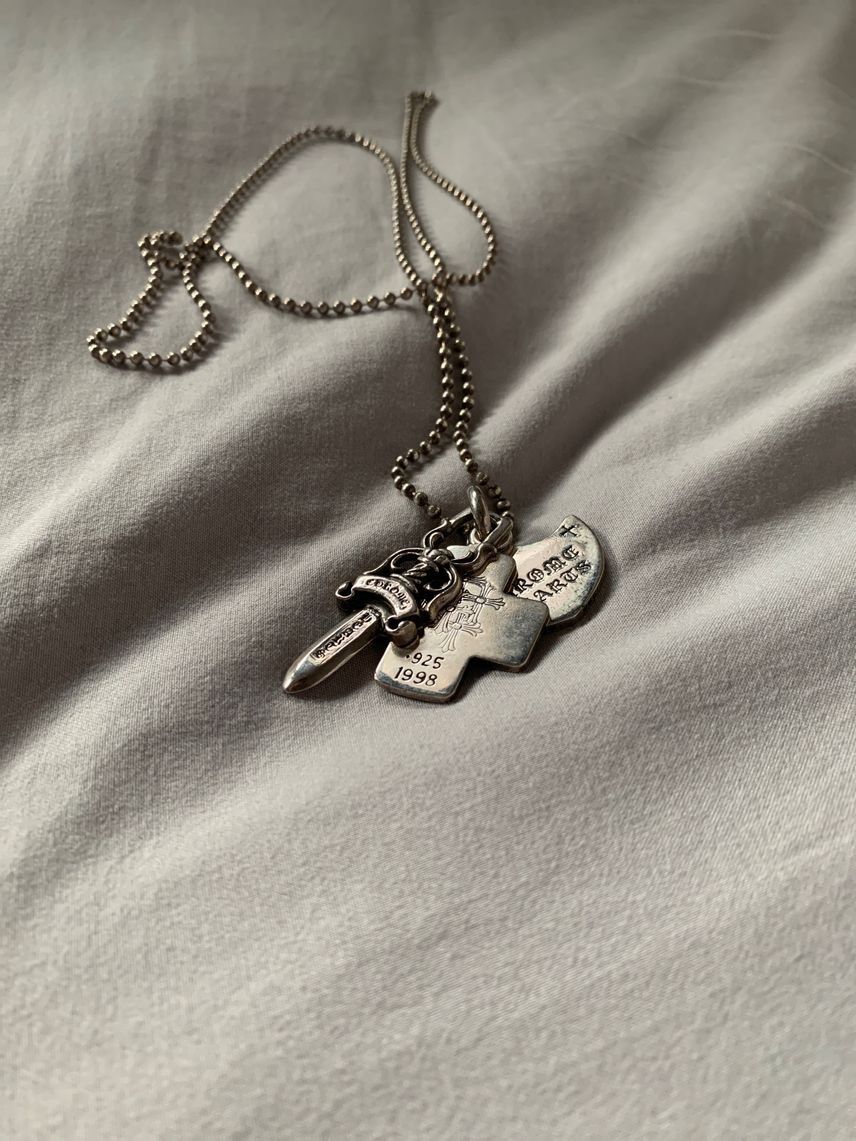 Chrome Hearts 3 Trinket Pendant "Silver"