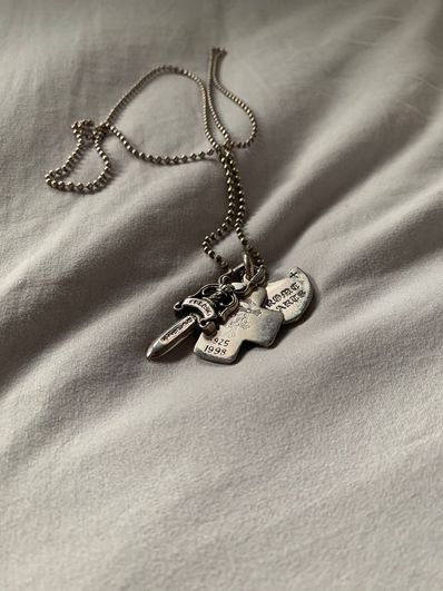 Chrome Hearts 3 Trinket Pendant "Silver"