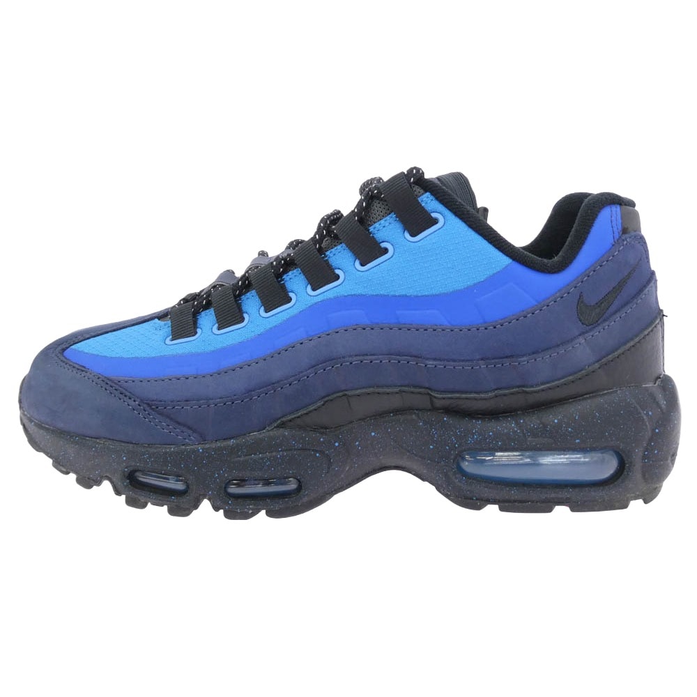 NIKE ナイキ スニーカー HF5515-400 Stash Air Max 95 Black and Harbor Blue スタッシュ エアマックス95 スニーカー ブルー系 25.5cm【中古】