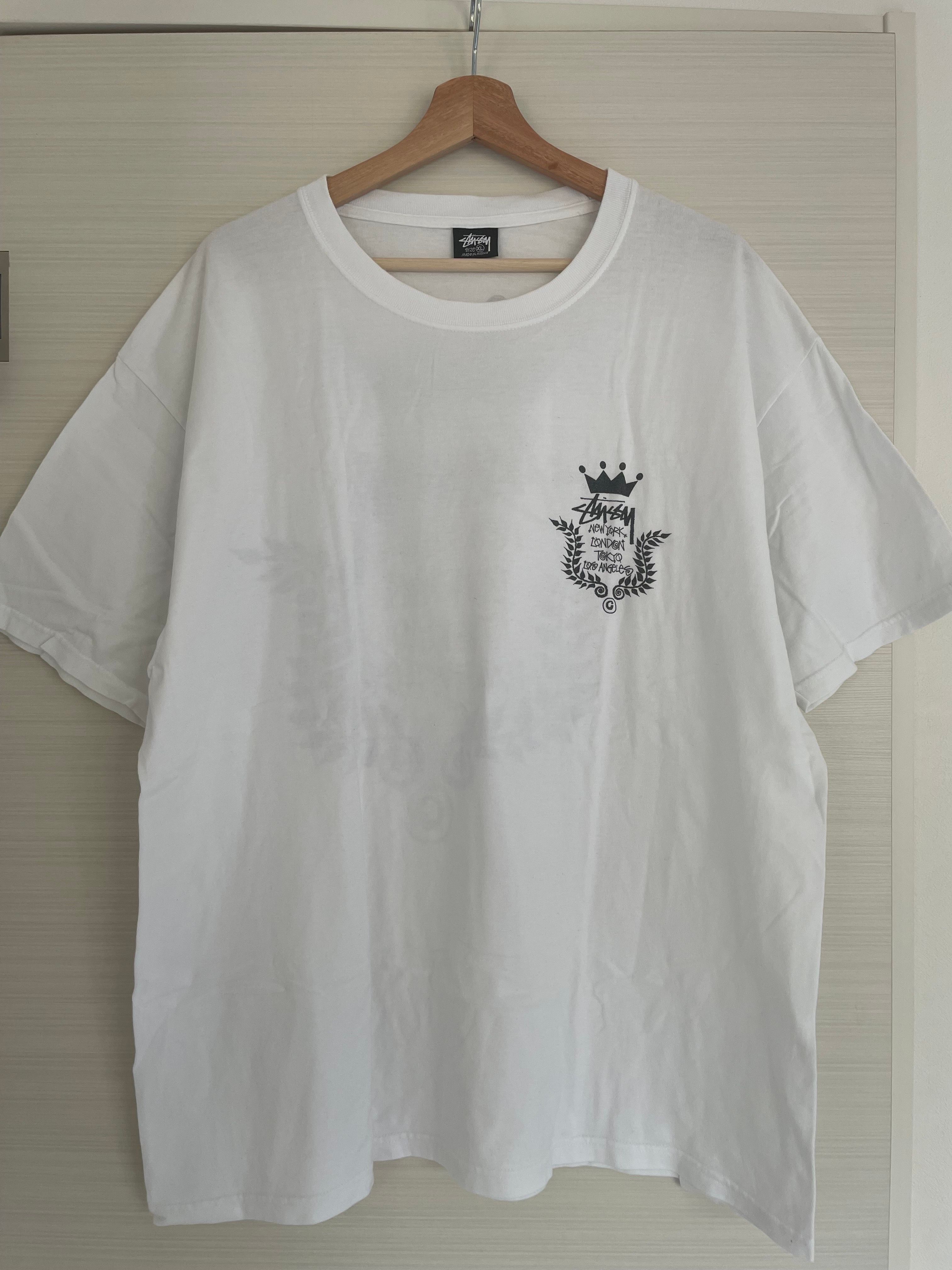 Stussy CROWN WREATH TEE "White"