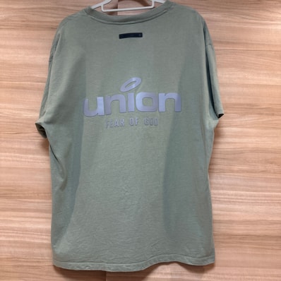 FEAR OF GOD ESSENTIALS × UNION Vintage Tee Vintage "Army"