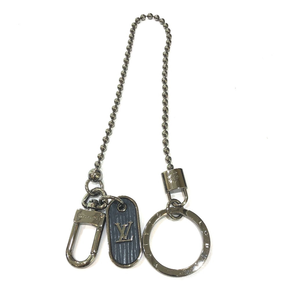 ルイヴィトン LOUIS VUITTON キーリング シェンヌ LVタブ M62790 LV/カデナ キーチェーン キーリング メタル シルバー