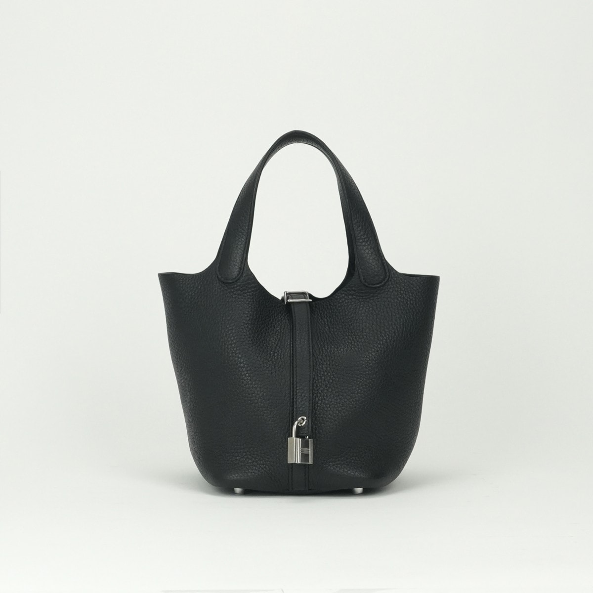 エルメス HERMES ピコタンロックPM ピコタンロック PM ピコタンPM ピコタンロック18 バッグ トートバッグ トリヨンクレマンス ノワール noir ブラック Black 黒 シルバー金具 ハンドバッグ