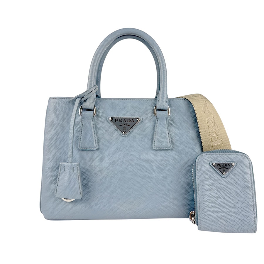 PRADA プラダ ハンドバッグ ショルダーバッグ ライトブルー 14067 レディース【中古】 z6899 やや傷や汚れあり】プラダ PRADA ハンドバッグ ショルダーバッグ
