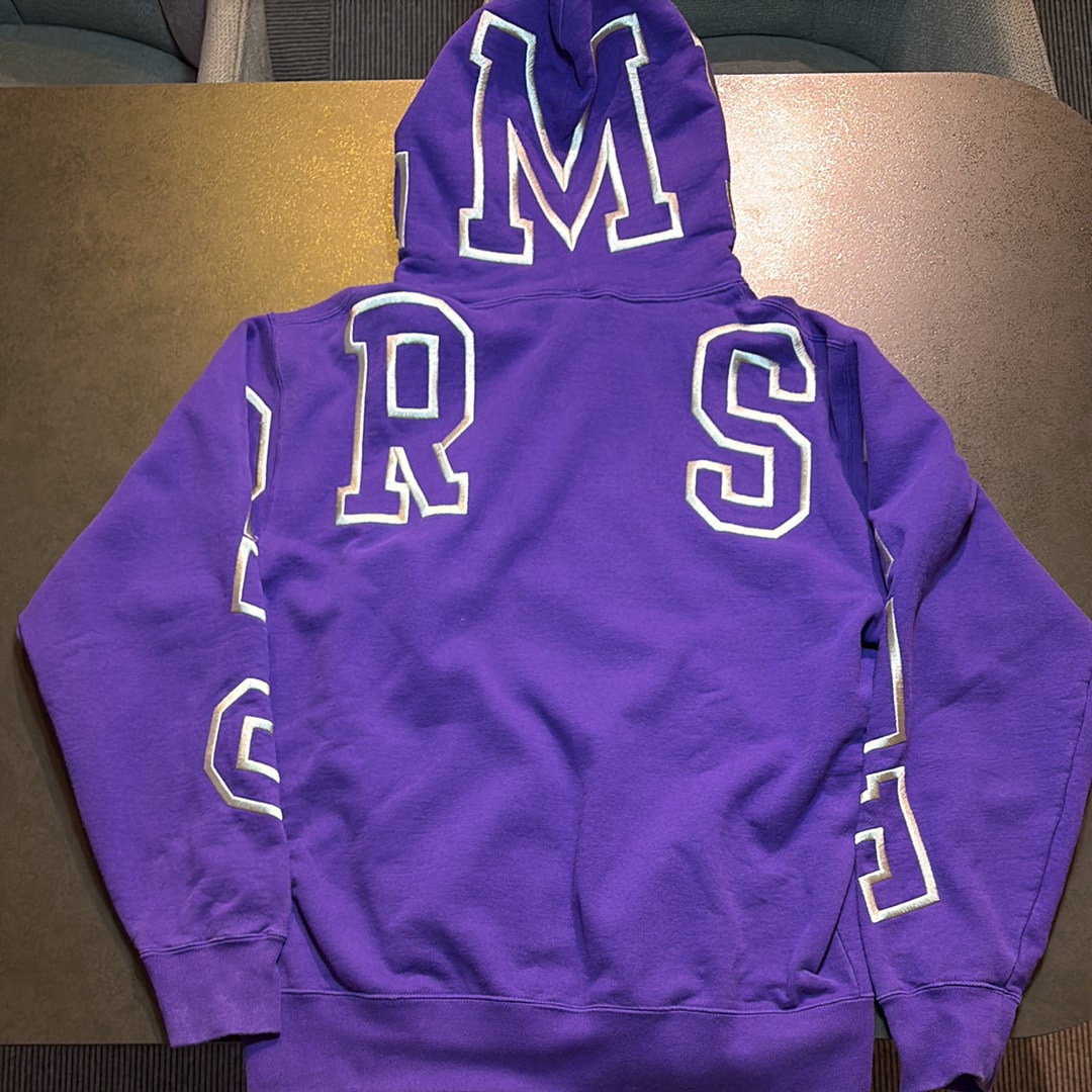 シュプリーム ステート フーディー スウェットシャツ "パープル"