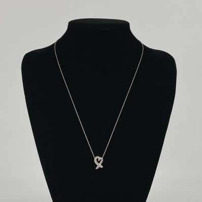 TIFFANY&Co.(ティファニー) ラビングハート Ag925 パロマピカソ ネックレス 2.5g シルバー