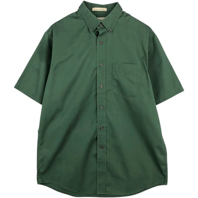 古着 90~00年代 エルエルビーン L.L.Bean 半袖 ボタンダウンシャツ メンズM相当 ヴィンテージ/eaa623240
