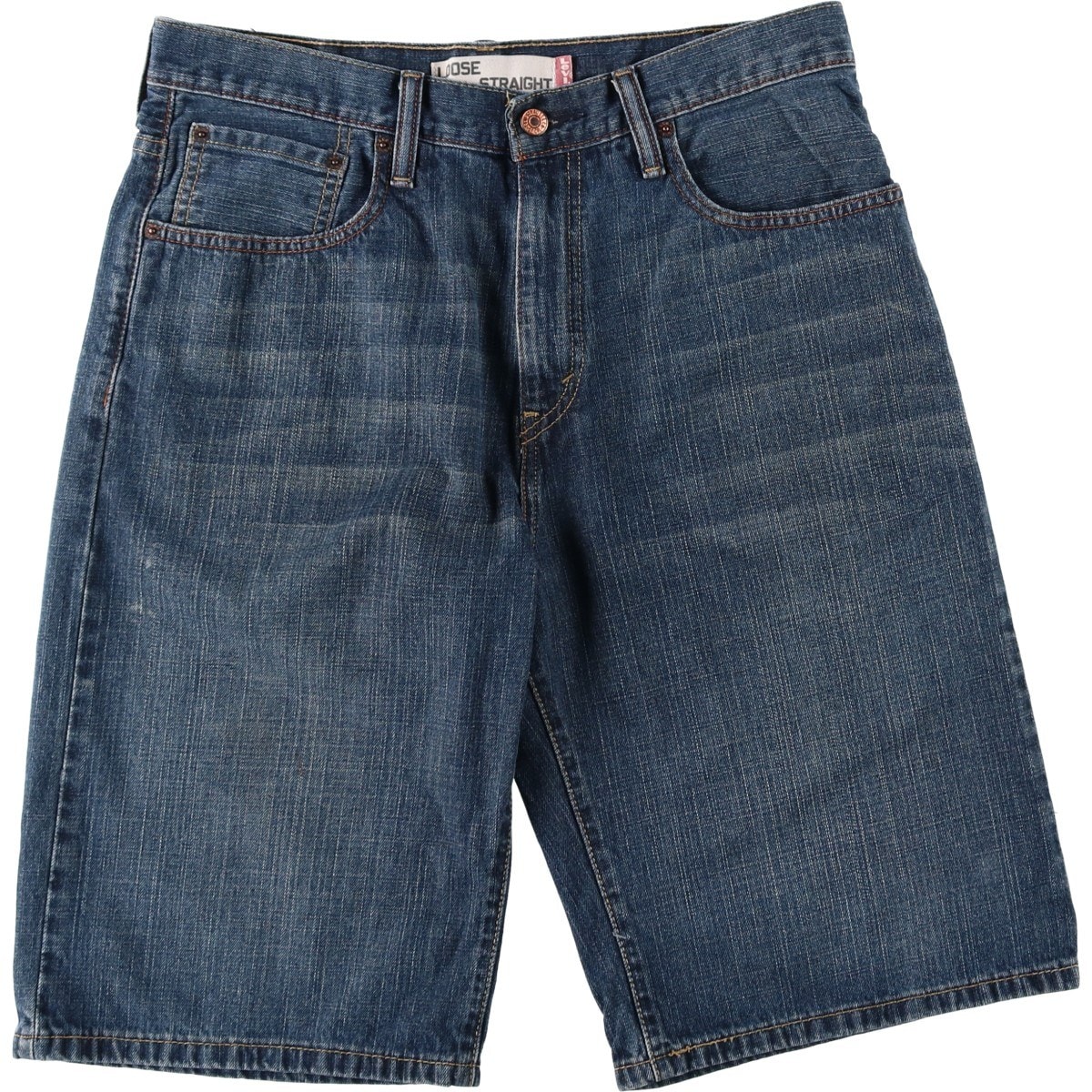 古着 リーバイス Levi's 569 LOOSE STRAIGHT デニムショーツ ハーフパンツ ジョーツ メンズw34相当/eaa637082