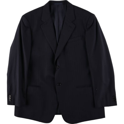 古着 アルマーニ ARMANI COLLEZIONI ストライプ柄 テーラードジャケット メンズL相当/eaa577153