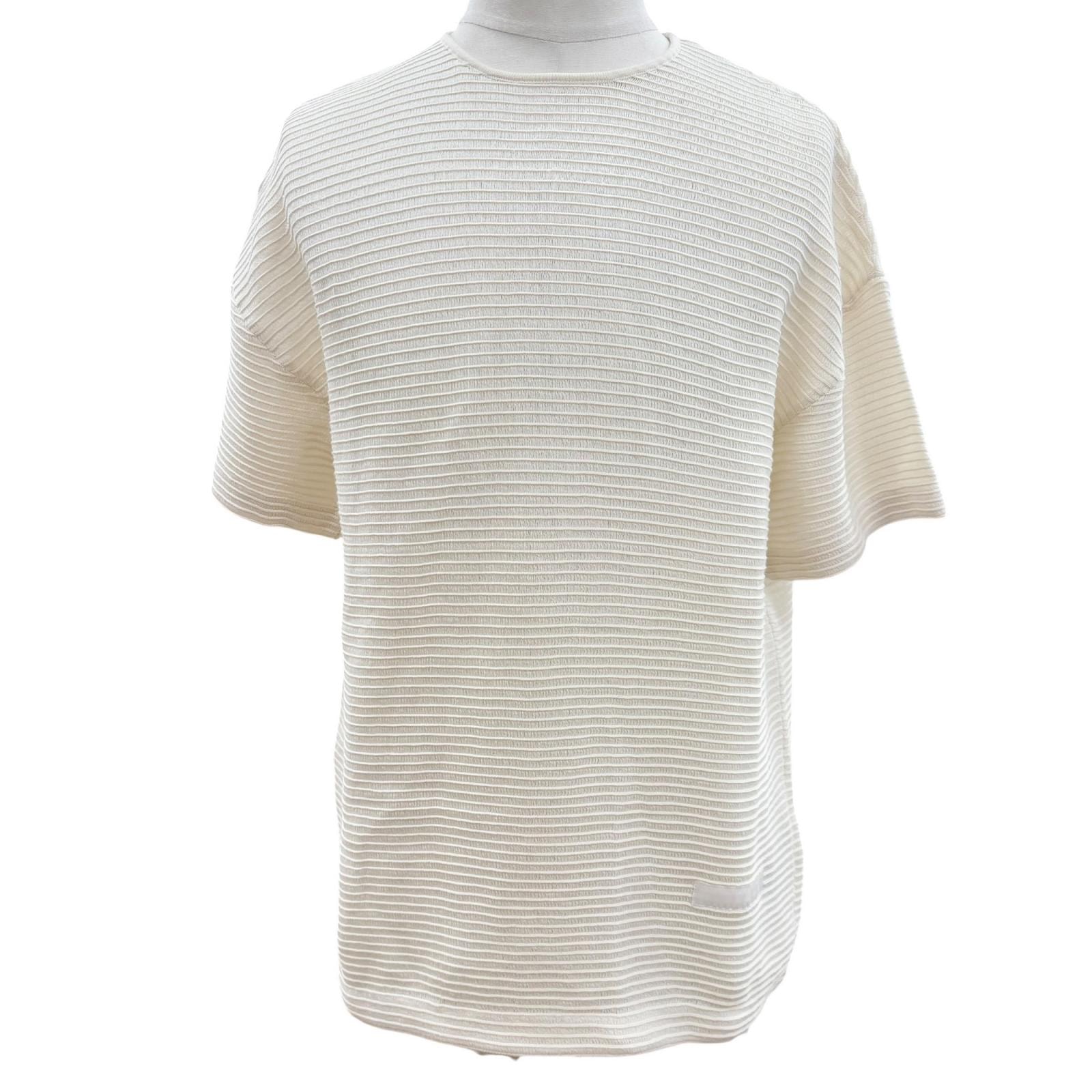 未使用品 ディオール オム 半袖Tシャツ アイボリー 393M648AT559