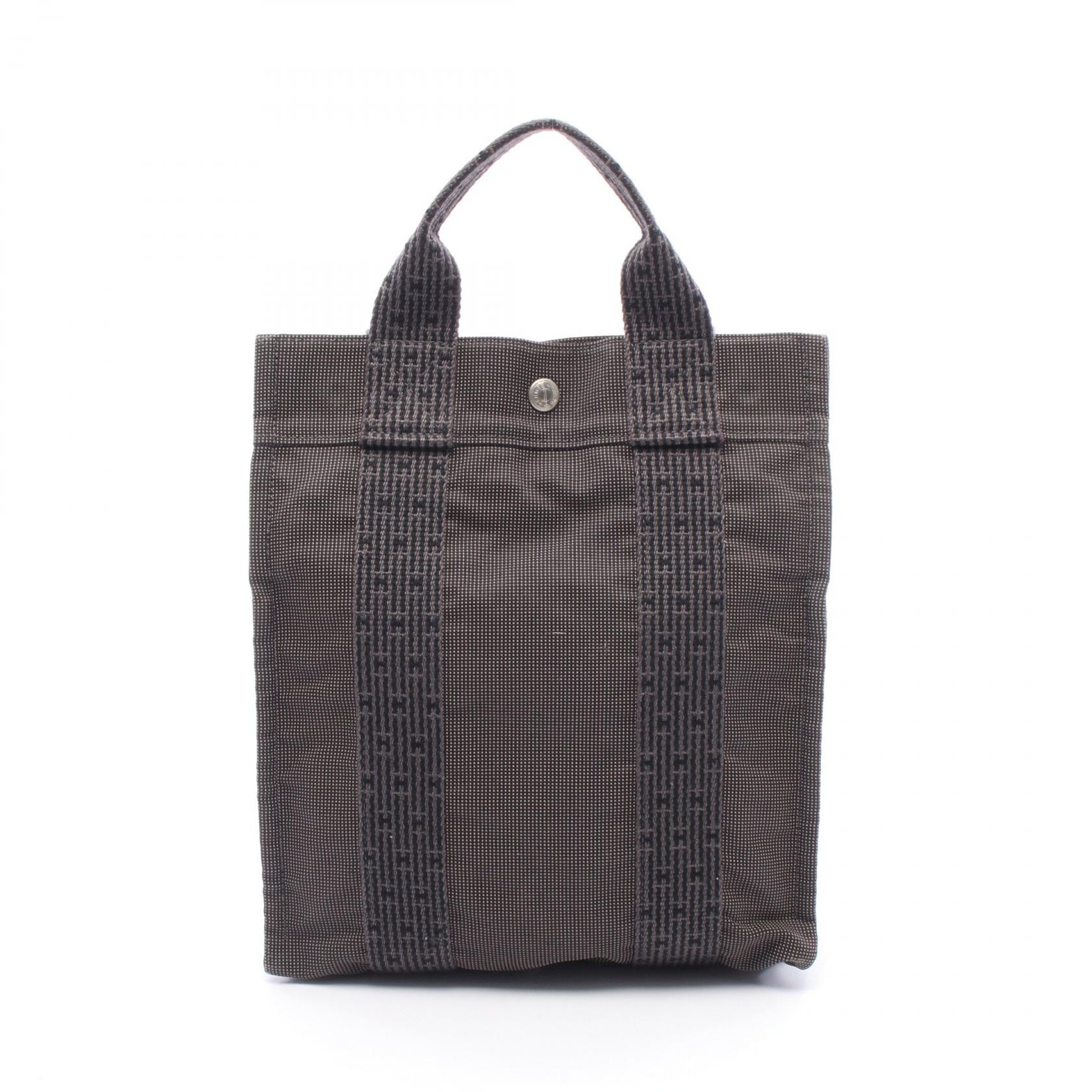 エルメス HERMES エールライン アドPM リュックサック バックパック バッグ キャンバス レディース グレー系 【中古】