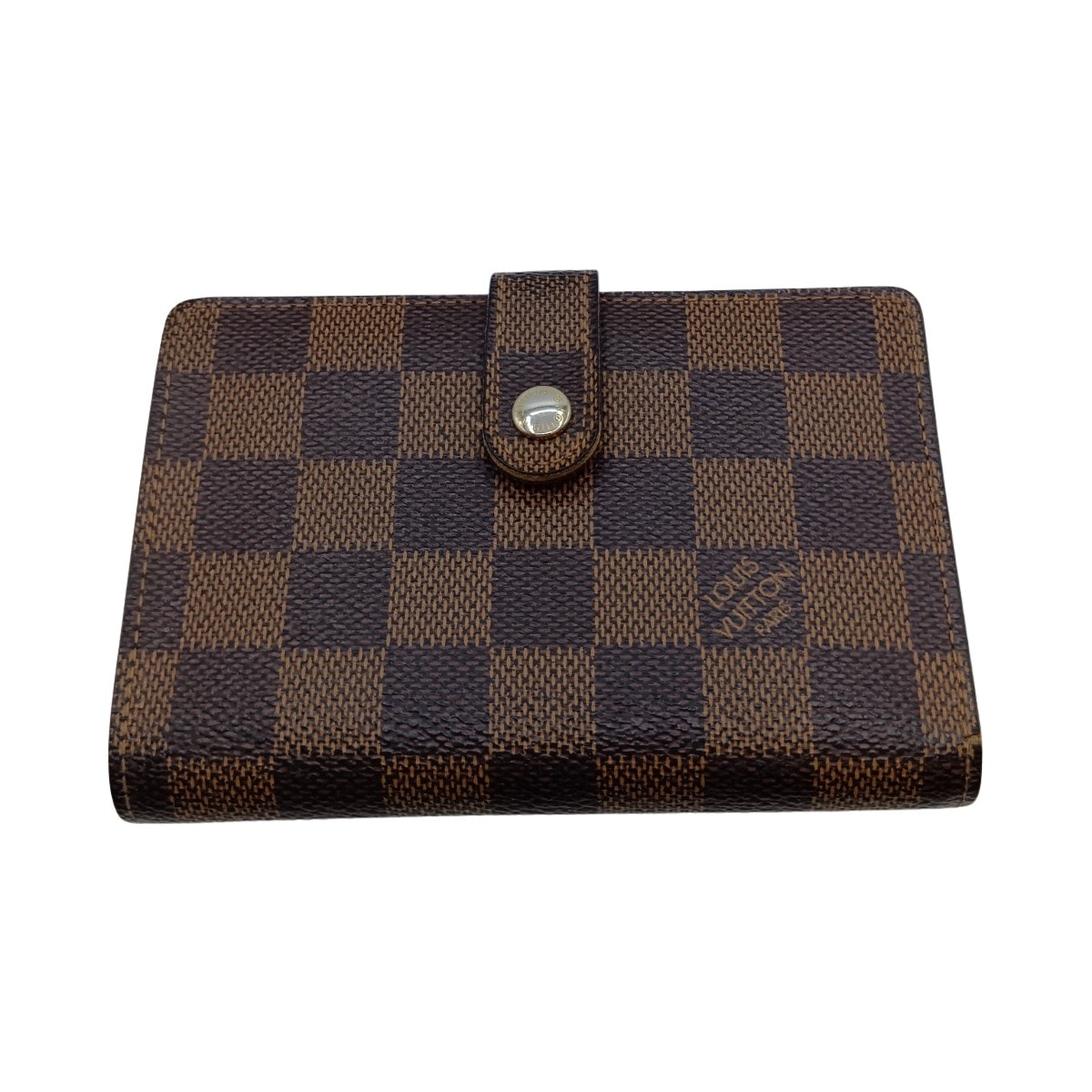 ◎◎LOUIS VUITTON ルイヴィトン ダミエ ポルト フォイユ ヴィエノワ 2つ折り財布 N61674 ブラウン