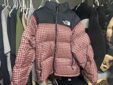 Supreme x The North Face Studded Nuptse Jacket "Red"