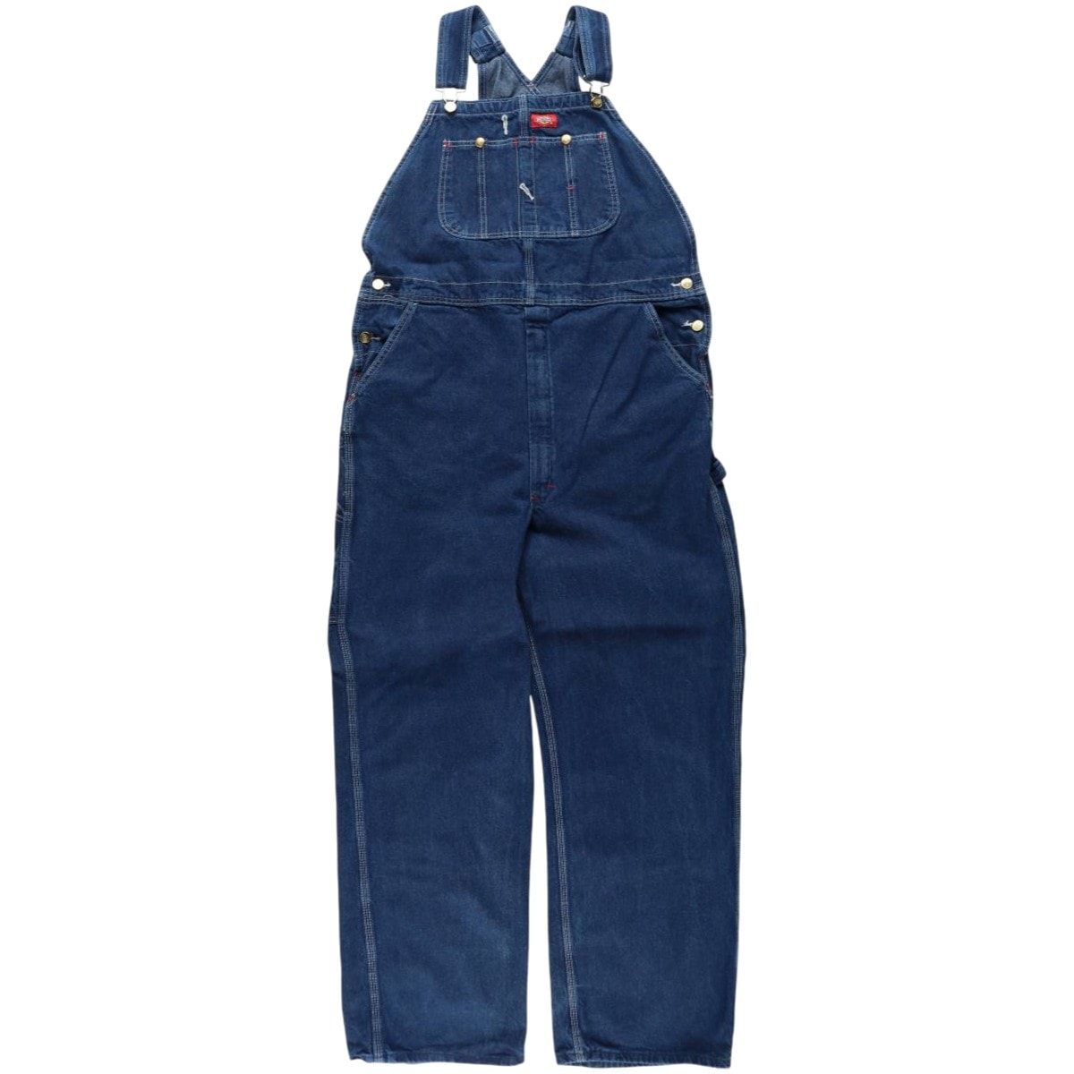 古着 ビッグサイズ ディッキーズ Dickies デニムオーバーオール メンズw41相当/eaa630406