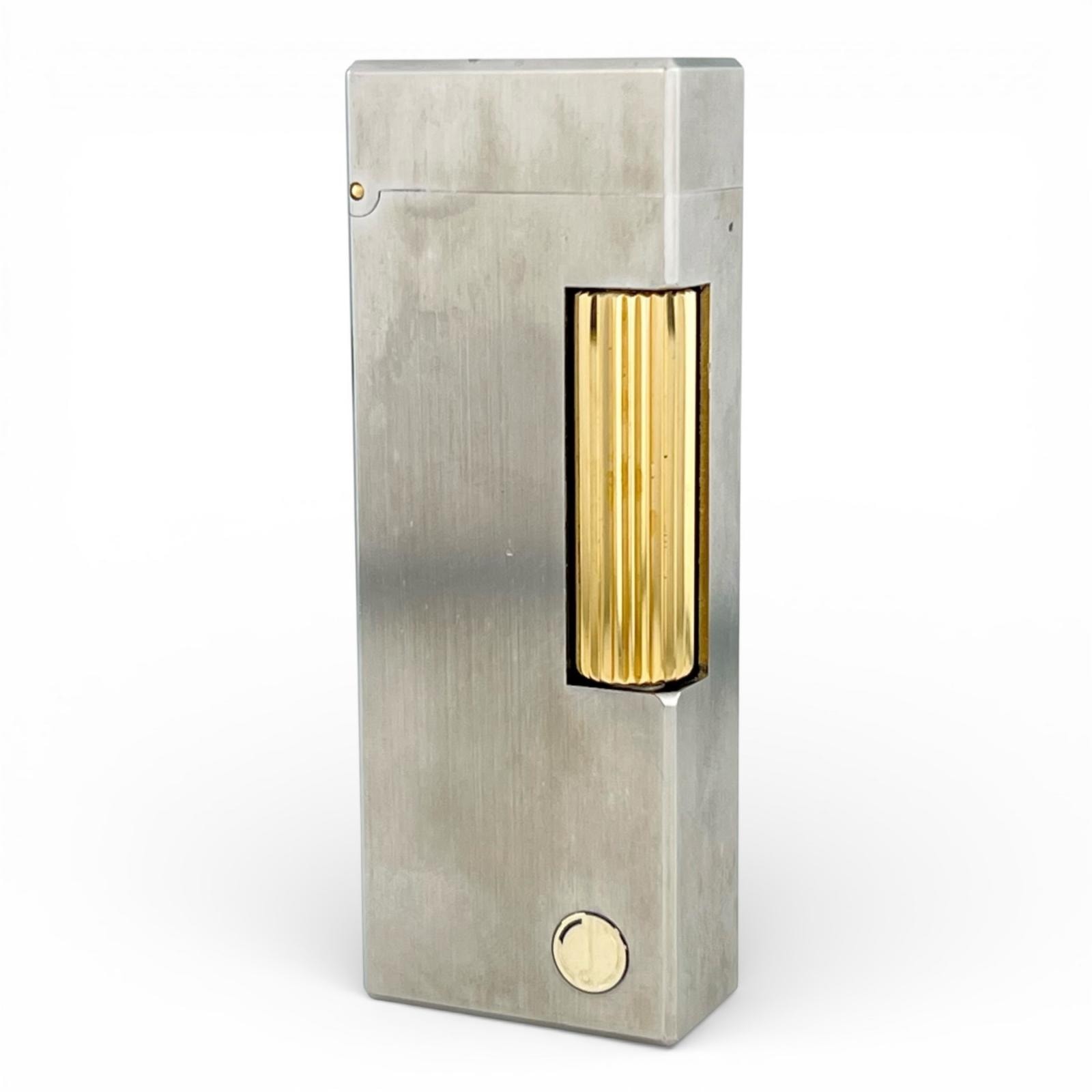 美品 ダンヒル ライター シルバー ゴールド メンズ