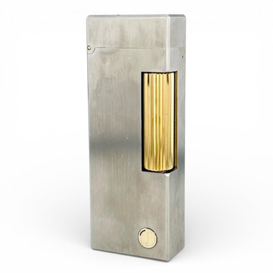 美品 ダンヒル ライター シルバー ゴールド メンズ