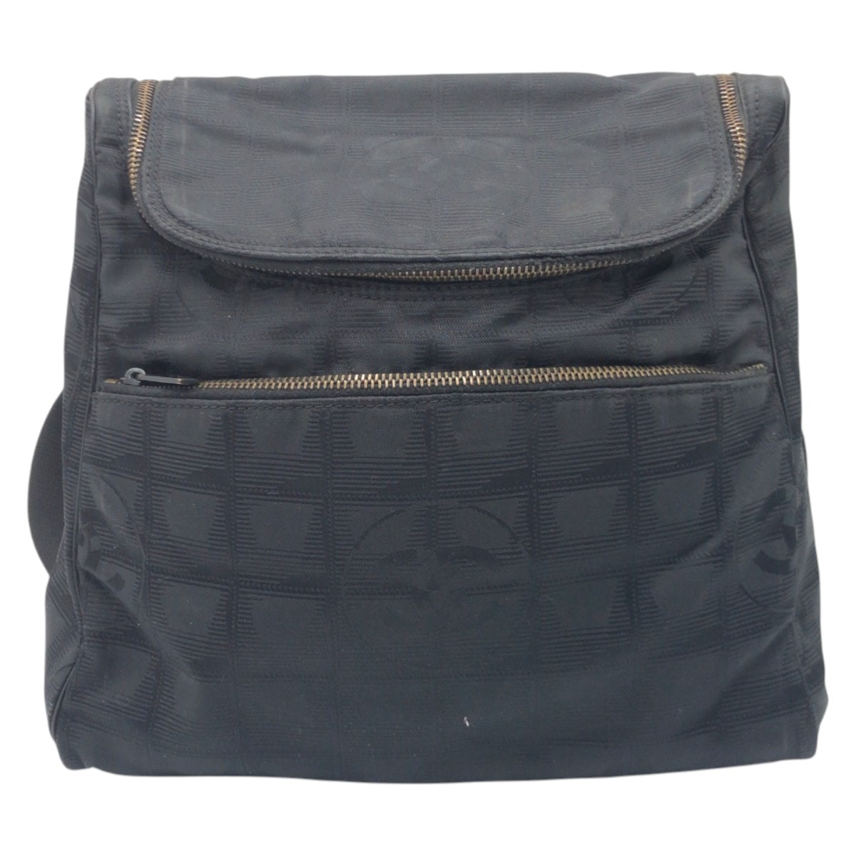 CHANEL シャネル ニュートラベルライン ココマーク ブラック 黒 ナイロン リュックサック バックパック 409429 【中古】