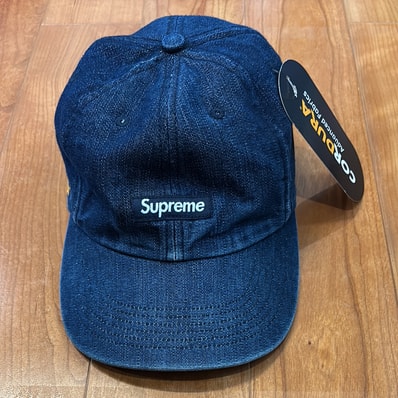Supreme Cordura Denim Small Box 6-Panel "Blue"