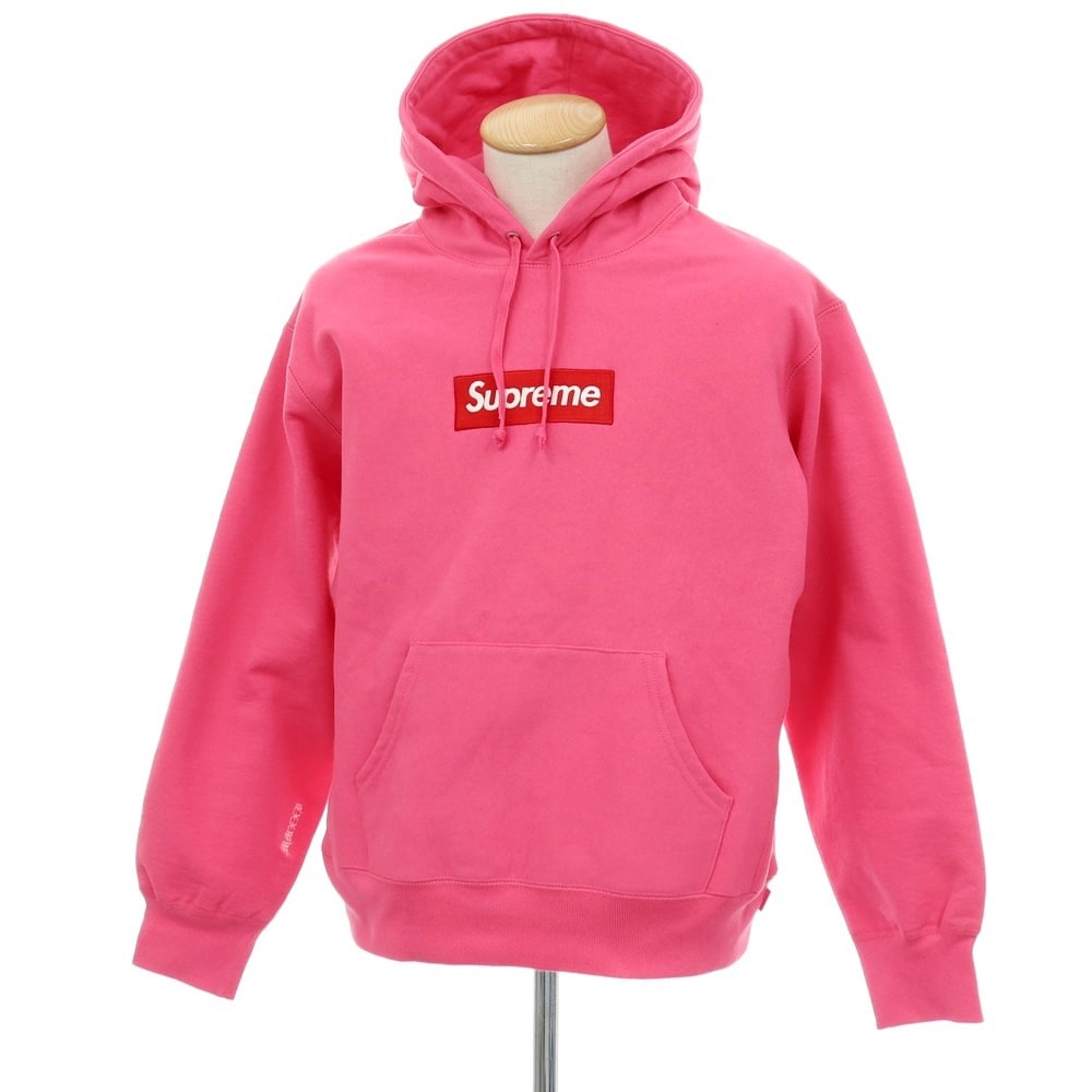 【中古】シュプリーム Supreme 2025年秋冬 Box Logo Hooded Sweatshirt コットンポリエステル パーカー ピンク【サイズS】【メンズ】