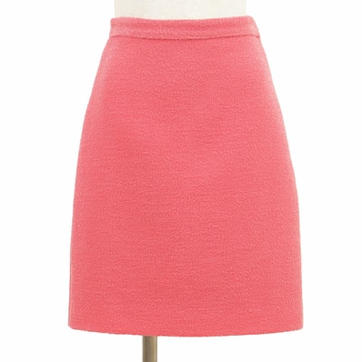 SALE【極美品】GUCCI グッチ ツイード スカート サイズ 38 レディース 631492 タイト Aライン 台形 サイドファスナー ボトムス ピンク 桃色 イタリア製