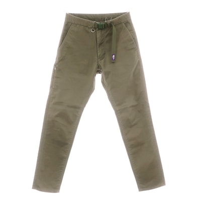 【中古】ザノースフェイス THE NORTH FACE コットンポリエステル ワークパンツ オリーブグリーン【サイズ28】【メンズ】