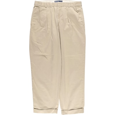 古着 ラルフローレン Ralph Lauren POLO by Ralph Lauren ツータック チノパンツ メンズw36相当/eaa582703
