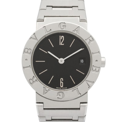 ブルガリ BVLGARI ブルガリ ブルガリ 腕時計 時計 ステンレススチール レディース ブラック系 BB26SSD 【中古】