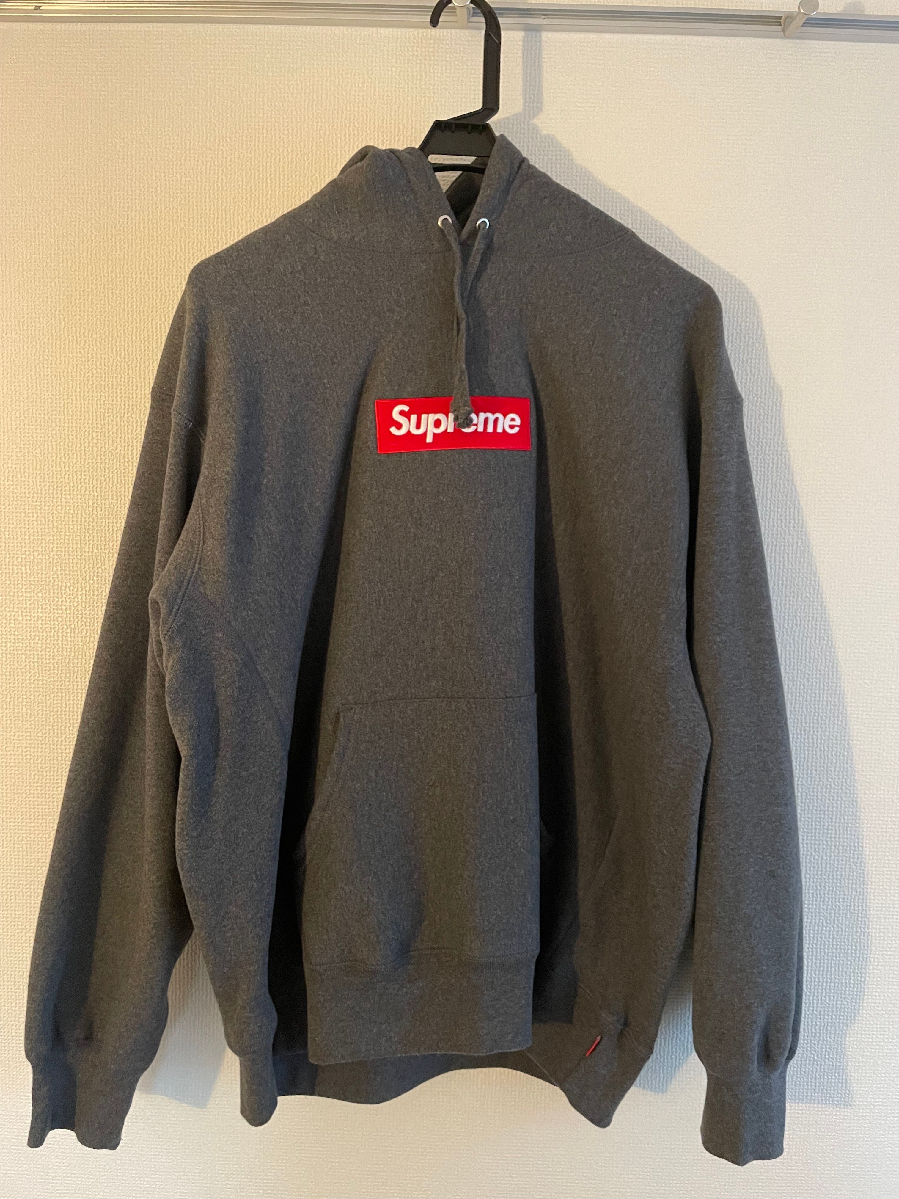 Supreme Box Logo Hooded Sweatshirt "Charcoal" (21FW)