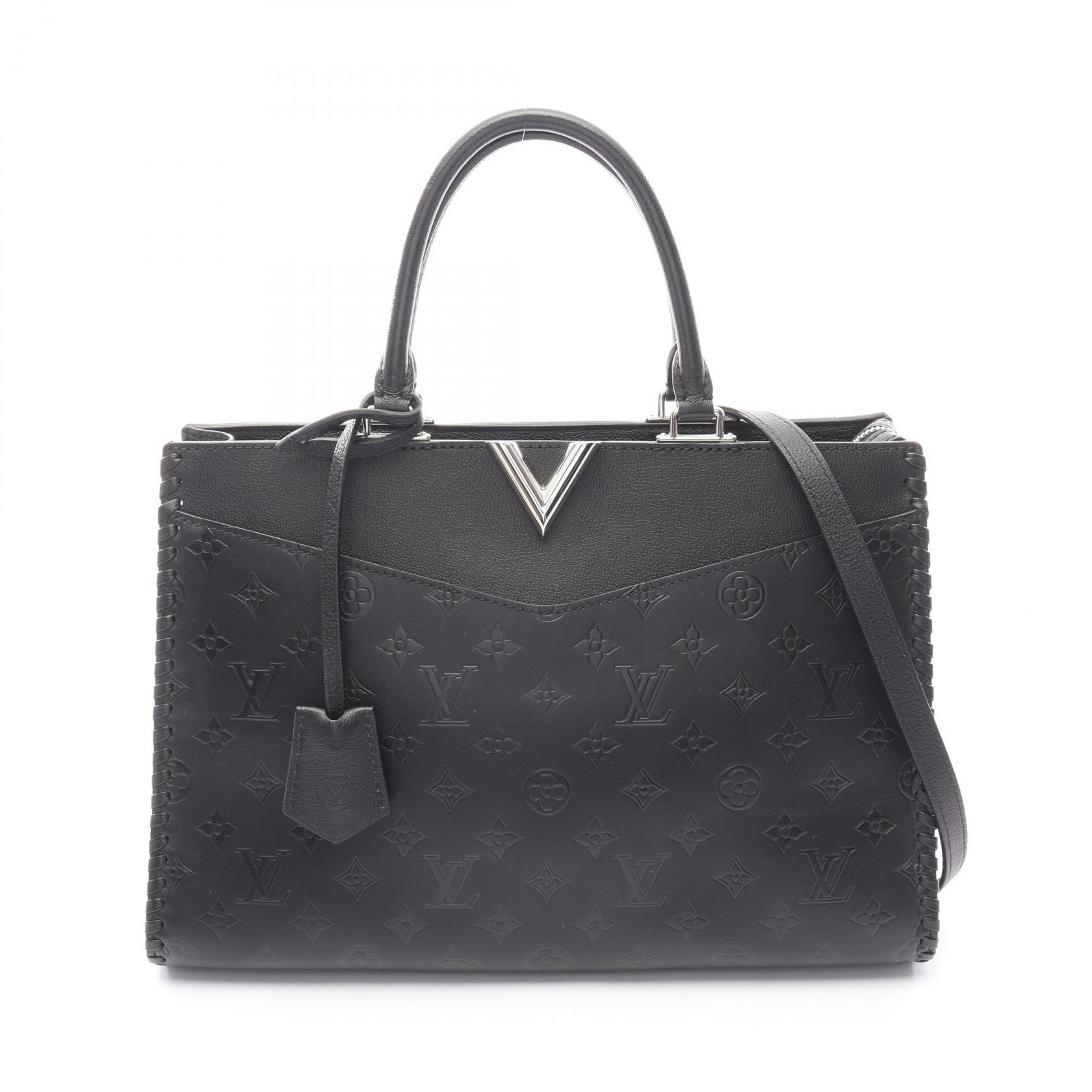 ルイ・ヴィトン LOUIS VUITTON ヴェリー ジップ トートバッグ バッグ レザー カーフ ノワール レディース ブラック系 M54147 【中古】