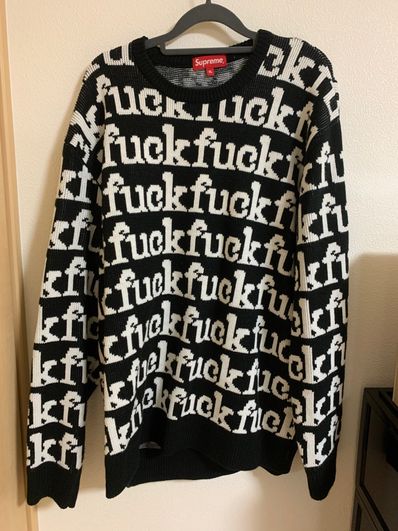Supreme Fuck Sweater "Black"