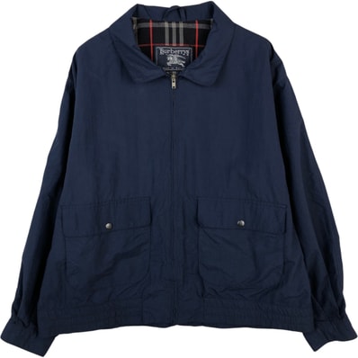 古着 ~80年代 バーバリー Burberry's スイングトップ スポーツジャケット 英国製 メンズL相当/evb034302