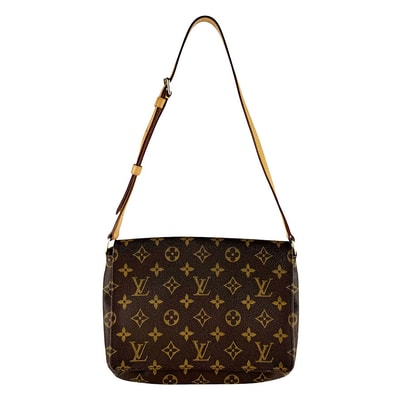 ルイ ヴィトン LOUIS VUITTON ショルダーバッグ モノグラム ミュゼットタンゴ ショート モノグラムキャンバス ブラウン レディース M51257【中古】 z10307