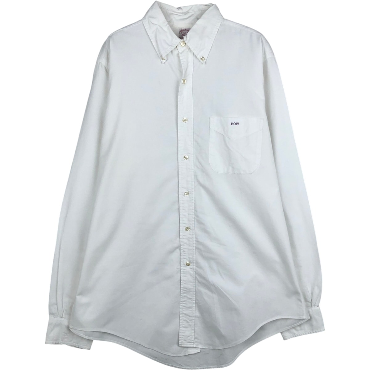 古着 ブルックスブラザーズ Brooks Brothers MAKERS 長袖 ボタンダウンシャツ USA製 メンズM相当/eaa625184