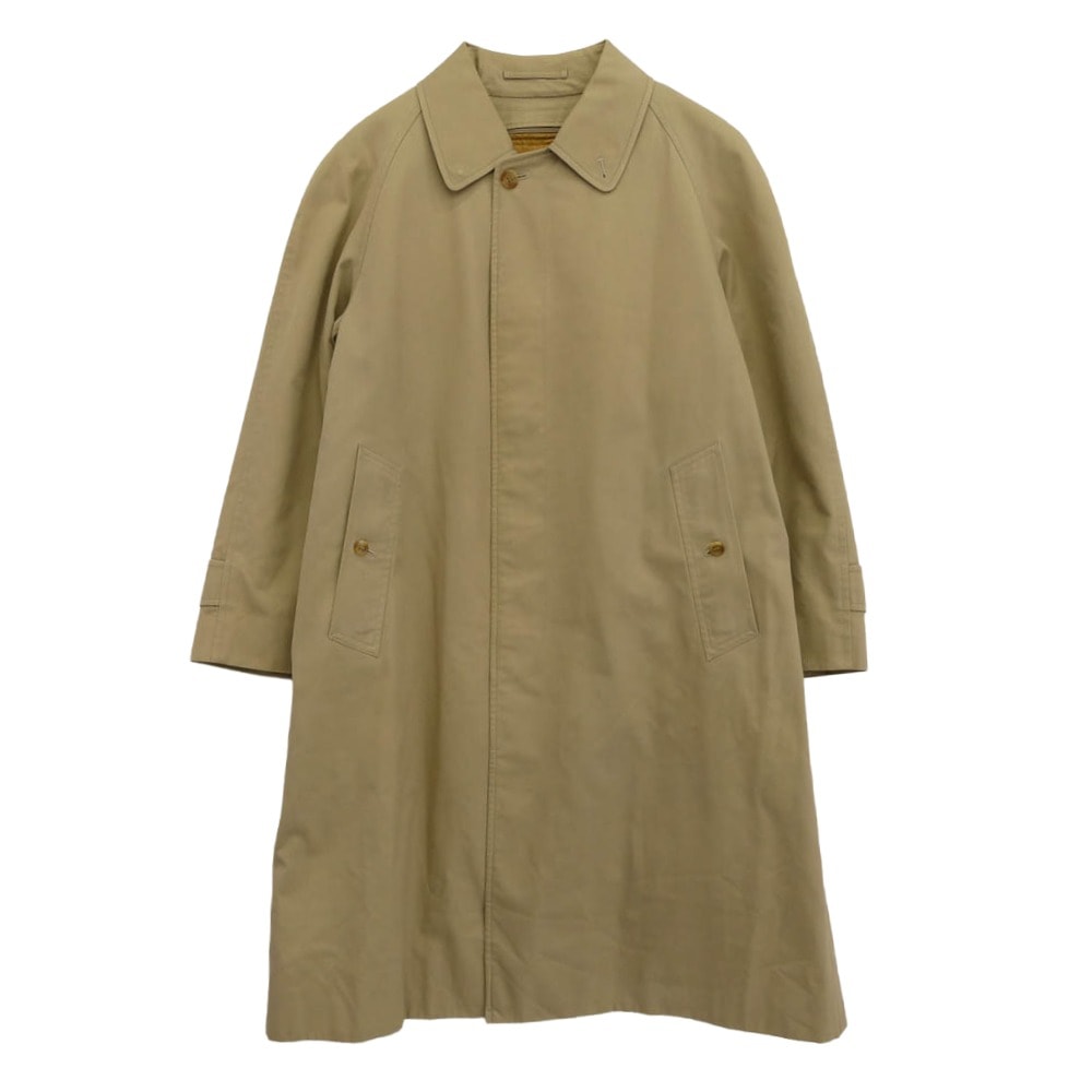 BURBERRY バーバリー ステンカラーコート 着脱可 ノバチェック ライナー付  ステンカラー コート ベージュ系 90-165【中古】