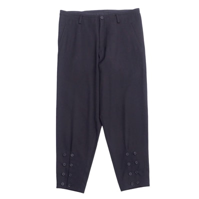 ■美品■Yohji Yamamoto POUR HOMME ヨウジヤマモトプールオム パンツ サイズ2 テーパード ワイドパンツ スラックス ブランド古着【中古】20241225/RA2527