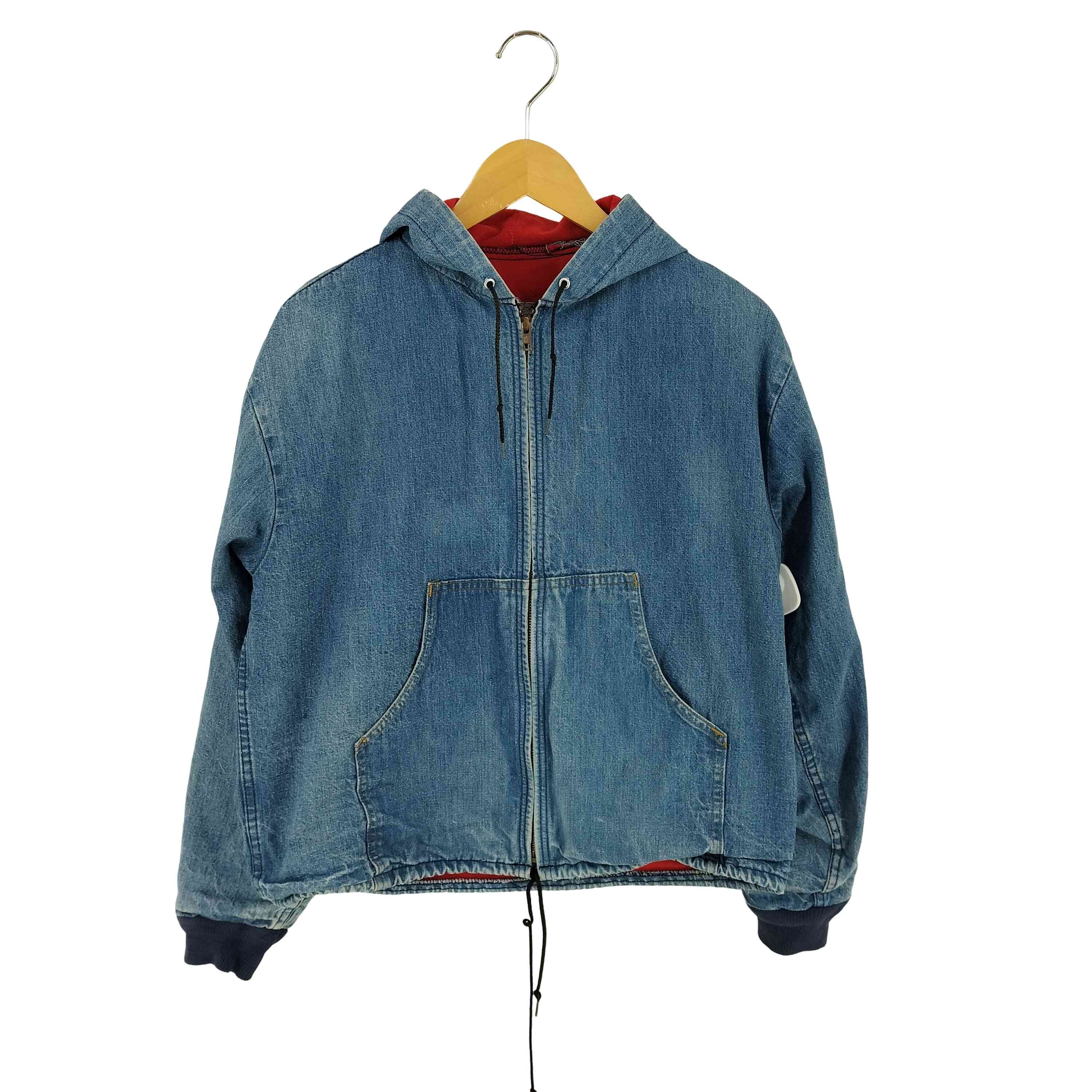 70S USA製 デニム ジップアップ パーカー【1141585074495】