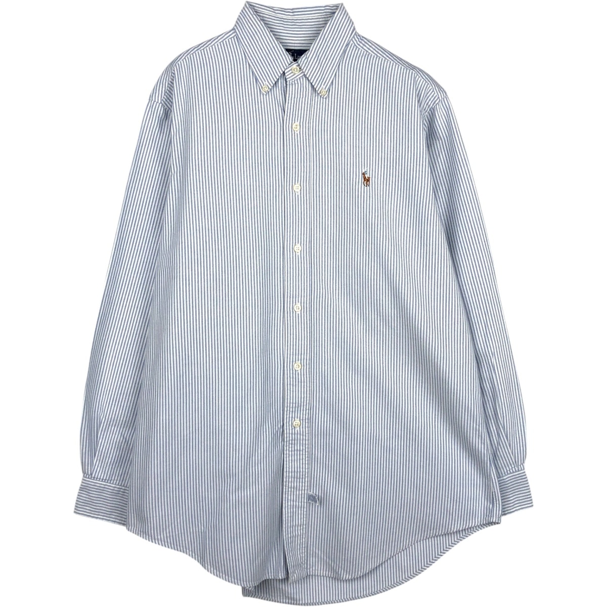 古着 ラルフローレン Ralph Lauren 長袖 ボタンダウンストライプシャツ メンズM相当/eaa659228