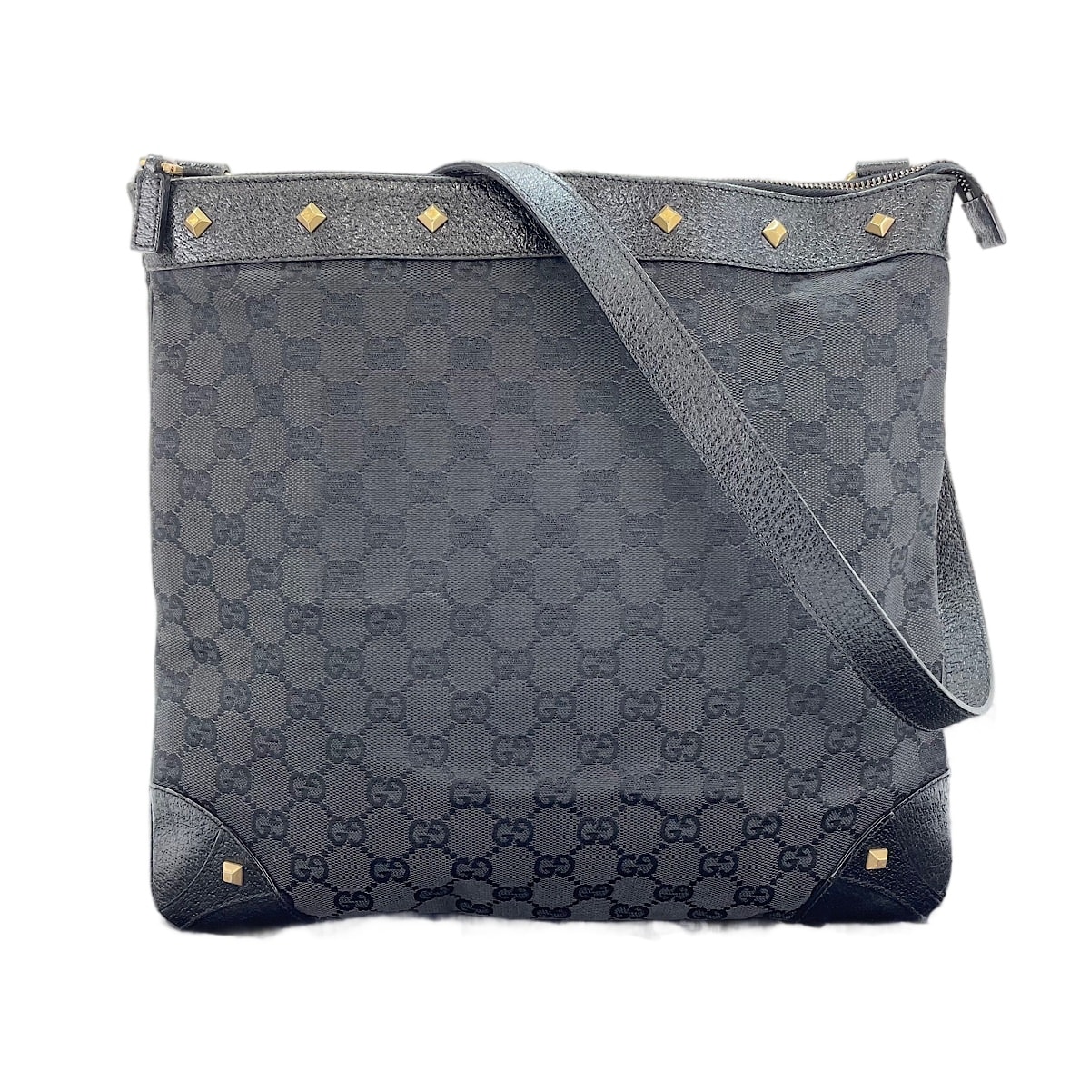 グッチ GUCCI レザー ショルダーバッグ【中古】