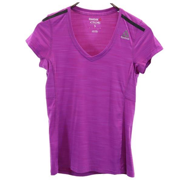 Reebok トレーニング 半袖 Vネック Tシャツ