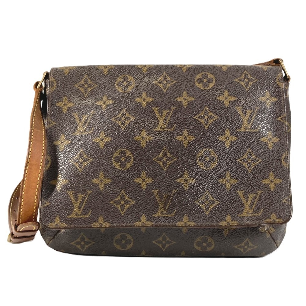 ルイヴィトン LOUIS VUITTON ミュゼット タンゴ ミュゼットタンゴ M51257 モノグラム カバン 肩掛け ショート フラップ ショルダーバッグ モノグラムキャンバス ブラウン