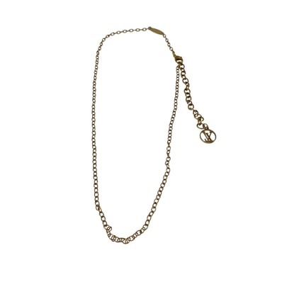 美品 LOUIS VUITTON ルイヴィトン コリエ ハート フォーリンラブ ゴールド メタル ネックレス チェーンのみ 1-0290179 【中古】